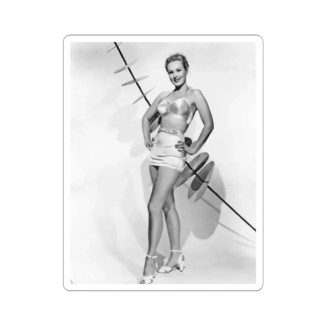 Virginia Mayo #250 (Vintage Female Icon) STICKER Vinyl Kiss-Cut Decal 4 Inch White - The Sticker Space