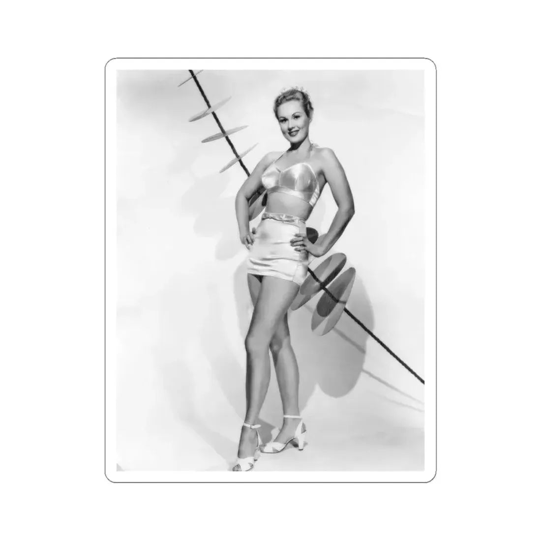 Virginia Mayo #250 (Vintage Female Icon) STICKER Vinyl Kiss-Cut Decal 6 Inch White - The Sticker Space