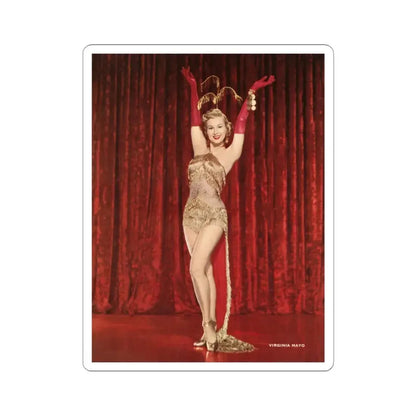 Virginia Mayo #255 (Vintage Female Icon) STICKER Vinyl Kiss-Cut Decal 3 Inch White - The Sticker Space