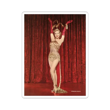 Virginia Mayo #255 (Vintage Female Icon) STICKER Vinyl Kiss-Cut Decal 4 Inch White - The Sticker Space