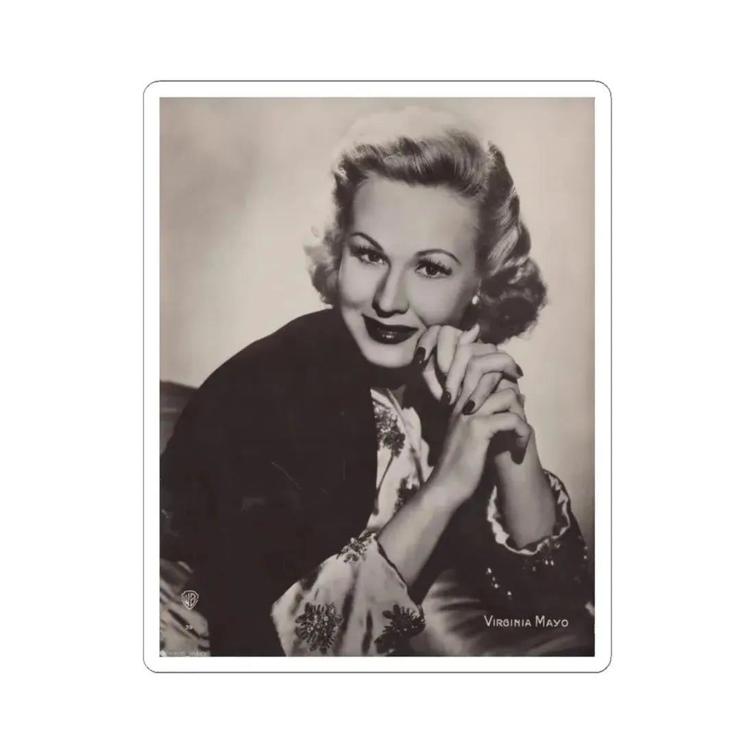 Virginia Mayo #256 (Vintage Female Icon) STICKER Vinyl Kiss-Cut Decal 6 Inch White - The Sticker Space