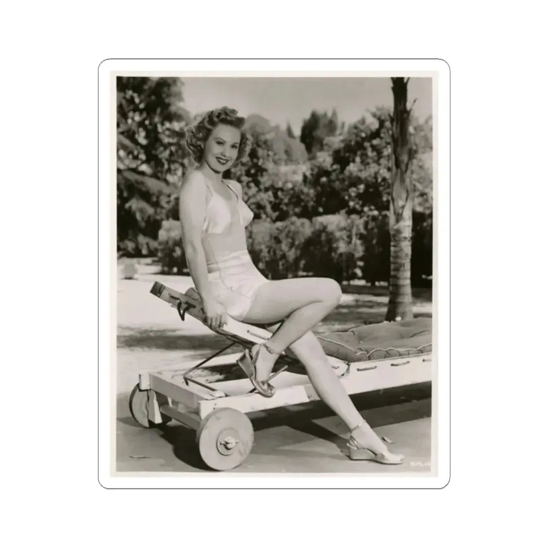 Virginia Mayo #266 (Vintage Female Icon) STICKER Vinyl Kiss-Cut Decal 2 Inch White - The Sticker Space