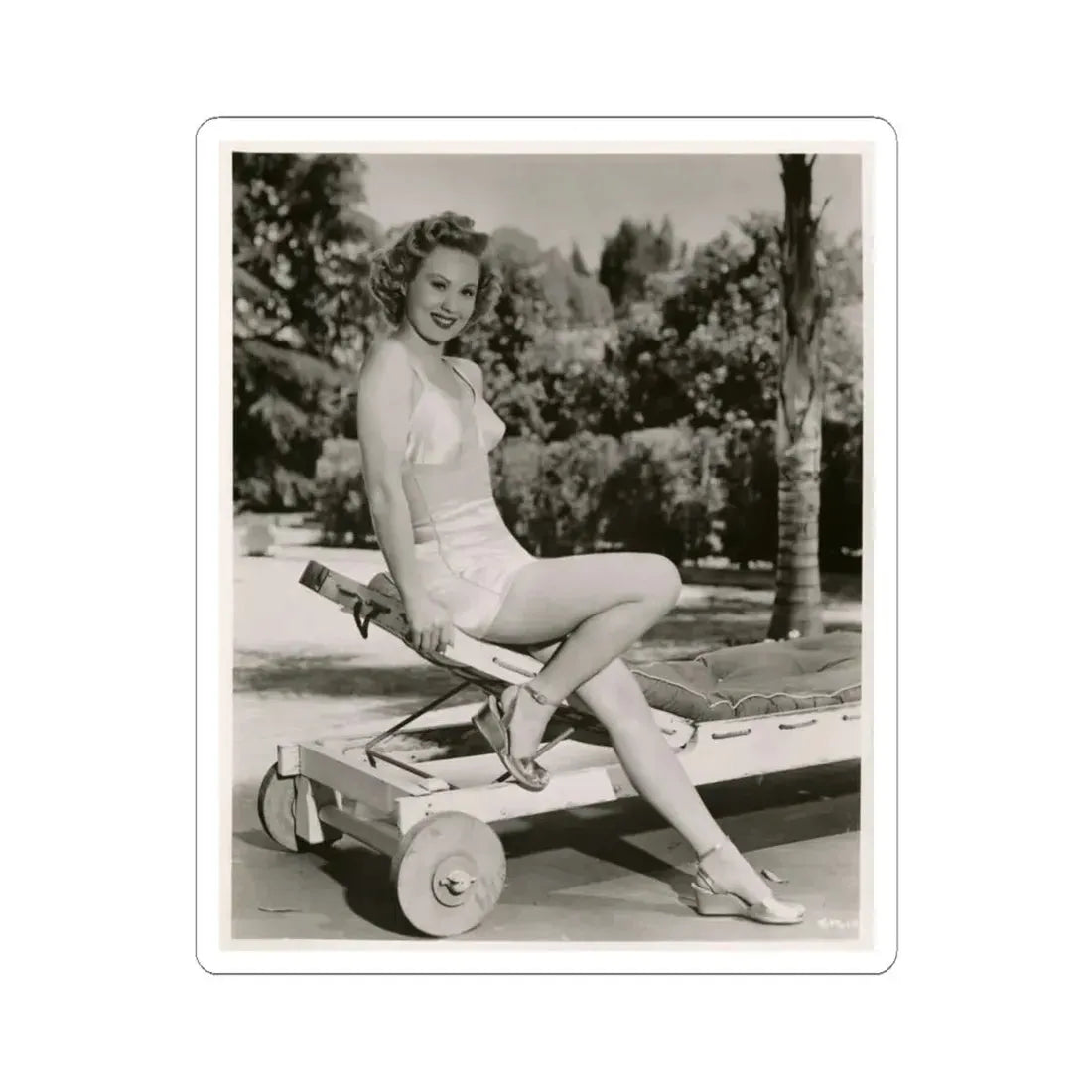 Virginia Mayo #266 (Vintage Female Icon) STICKER Vinyl Kiss-Cut Decal 4 Inch White - The Sticker Space