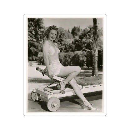 Virginia Mayo #266 (Vintage Female Icon) STICKER Vinyl Kiss-Cut Decal 4 Inch White - The Sticker Space