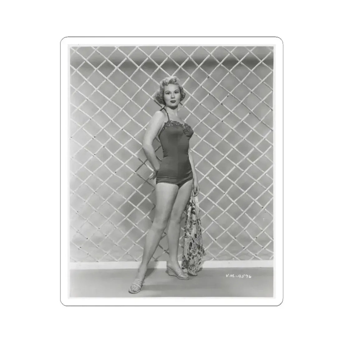 Virginia Mayo #267 (Vintage Female Icon) STICKER Vinyl Kiss-Cut Decal 3 Inch White - The Sticker Space