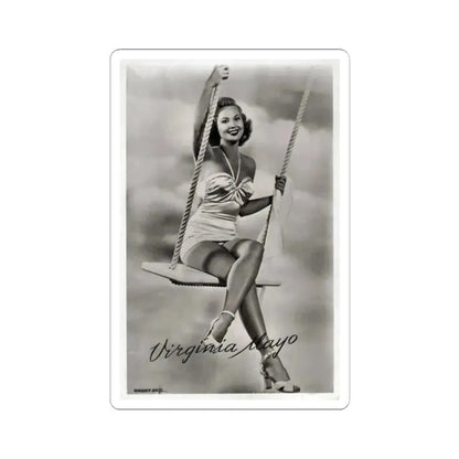 Virginia Mayo #268 (Vintage Female Icon) STICKER Vinyl Kiss-Cut Decal 2 Inch White - The Sticker Space