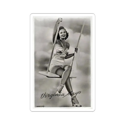 Virginia Mayo #268 (Vintage Female Icon) STICKER Vinyl Kiss-Cut Decal 3 Inch White - The Sticker Space