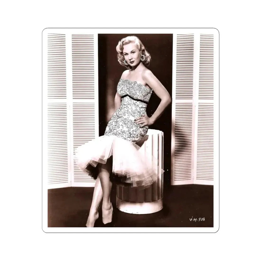 Virginia Mayo #270 (Vintage Female Icon) STICKER Vinyl Kiss-Cut Decal 6 Inch White - The Sticker Space