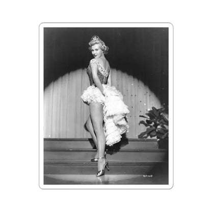 Virginia Mayo #272 (Vintage Female Icon) STICKER Vinyl Kiss-Cut Decal 3 Inch White - The Sticker Space