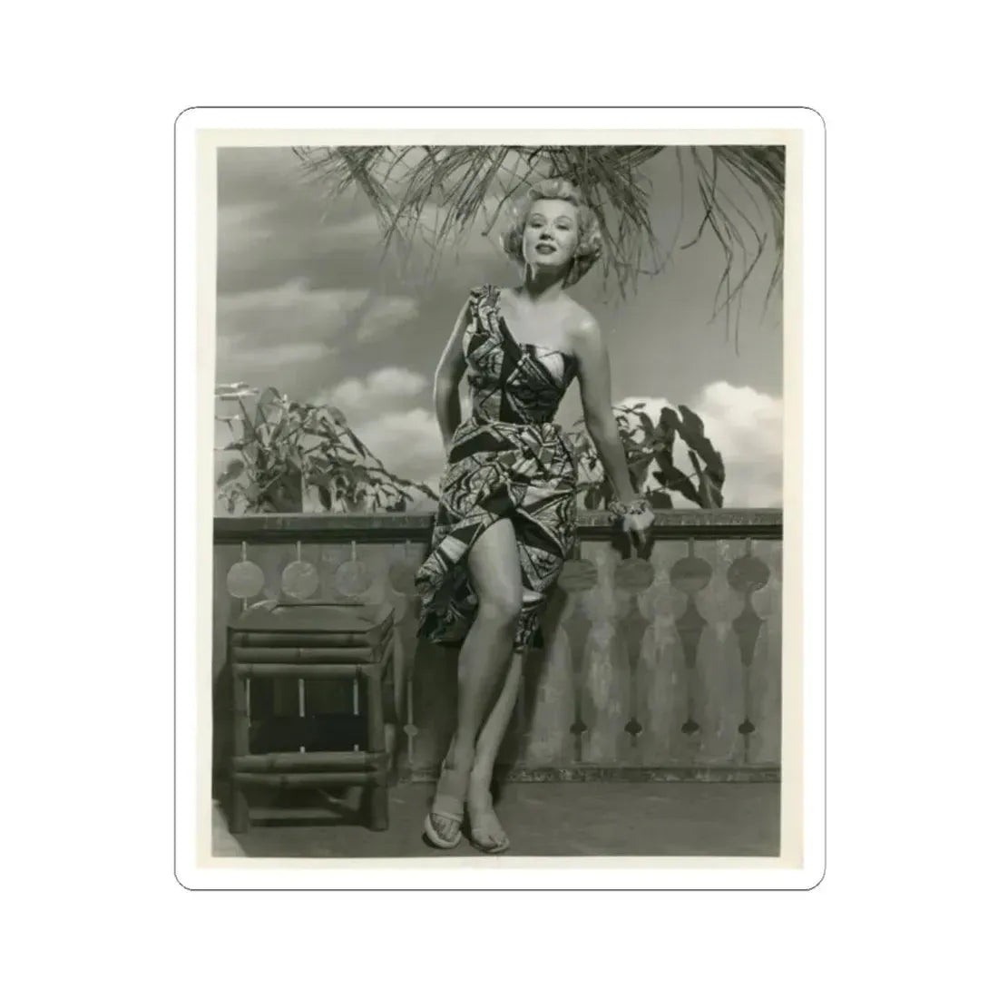 Virginia Mayo #2881 (Vintage Female Icon) STICKER Vinyl Kiss-Cut Decal 2 Inch White - The Sticker Space