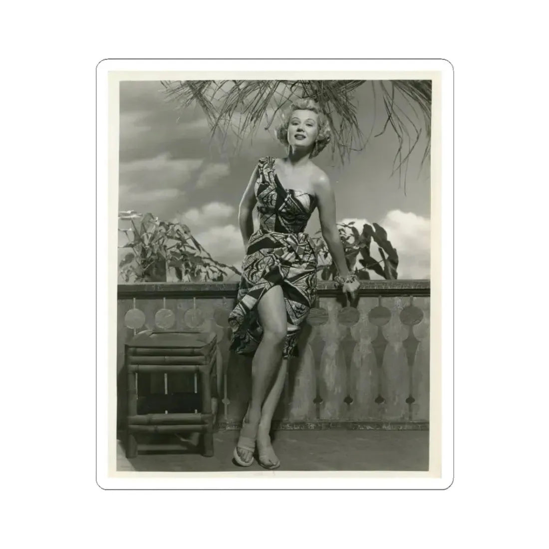 Virginia Mayo #2881 (Vintage Female Icon) STICKER Vinyl Kiss-Cut Decal 3 Inch White - The Sticker Space