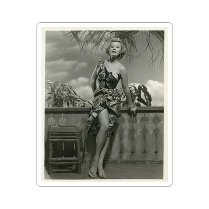 Virginia Mayo #2881 (Vintage Female Icon) STICKER Vinyl Kiss-Cut Decal 3 Inch White - The Sticker Space