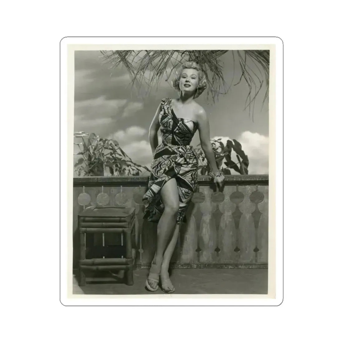 Virginia Mayo #2881 (Vintage Female Icon) STICKER Vinyl Kiss-Cut Decal 4 Inch White - The Sticker Space