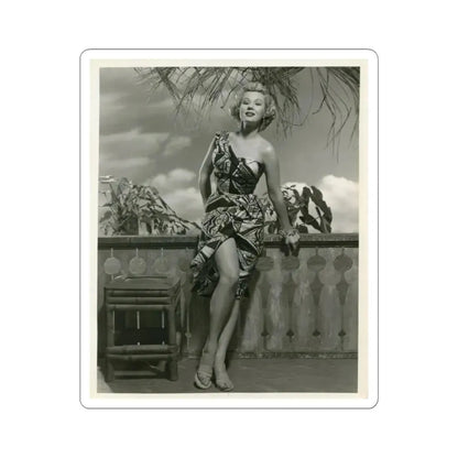 Virginia Mayo #2881 (Vintage Female Icon) STICKER Vinyl Kiss-Cut Decal 6 Inch White - The Sticker Space