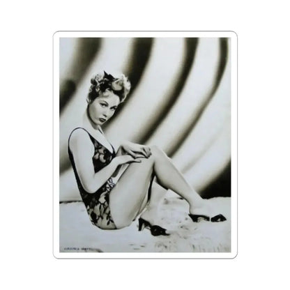 Virginia Mayo #31 (Vintage Female Icon) STICKER Vinyl Kiss-Cut Decal 2 Inch White - The Sticker Space