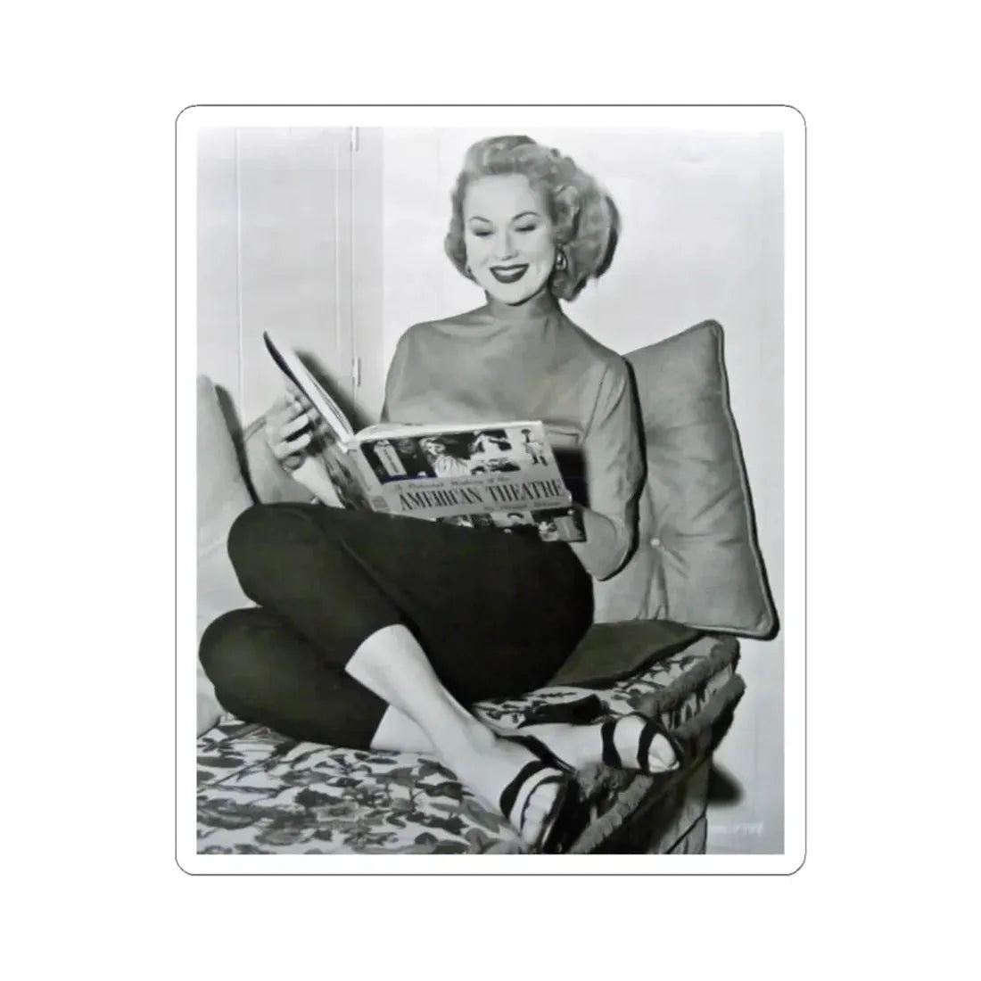 Virginia Mayo #47 (Vintage Female Icon) STICKER Vinyl Kiss-Cut Decal 2 Inch White - The Sticker Space