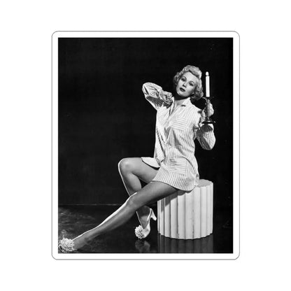 Virginia Mayo #56 (Vintage Female Icon) STICKER Vinyl Kiss-Cut Decal 4 Inch White - The Sticker Space