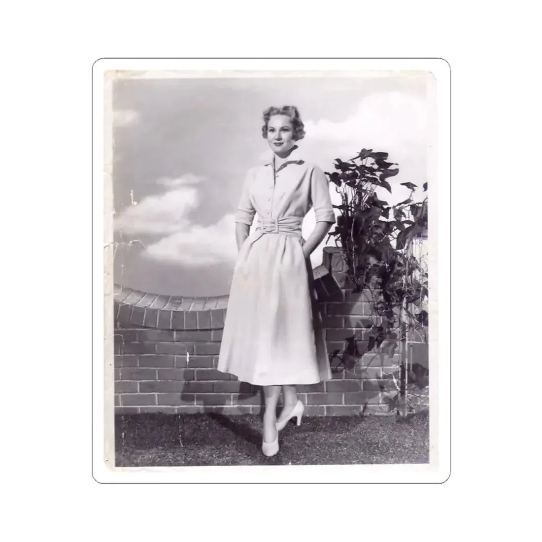 Virginia Mayo #66 (Vintage Female Icon) STICKER Vinyl Kiss-Cut Decal 4 Inch White - The Sticker Space