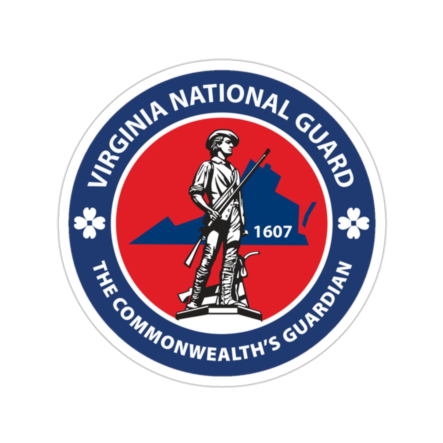 Virginia National Guard STICKER Vinyl Die-Cut Decal-2 Inch-The Sticker Space