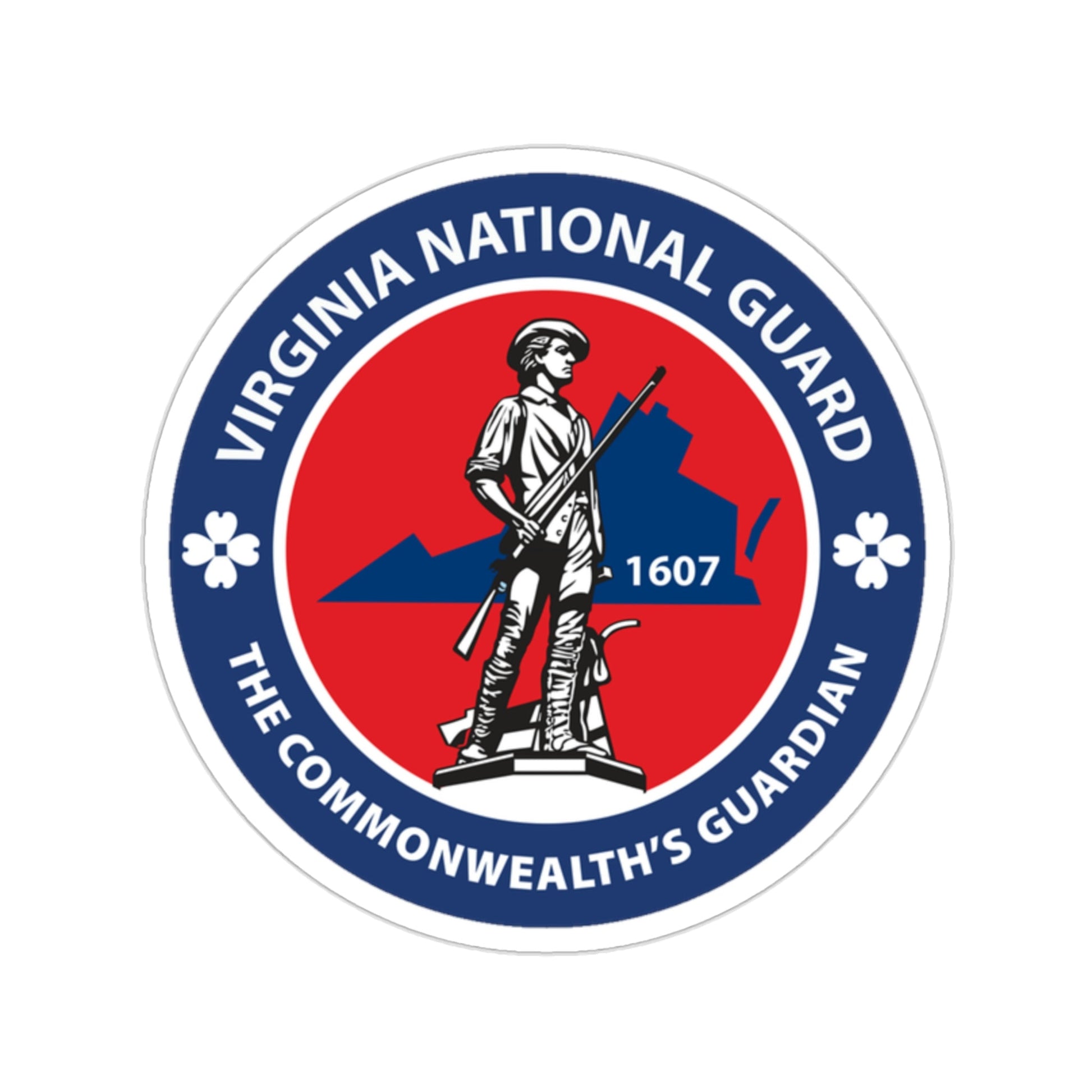 Virginia National Guard STICKER Vinyl Die-Cut Decal-2 Inch-The Sticker Space