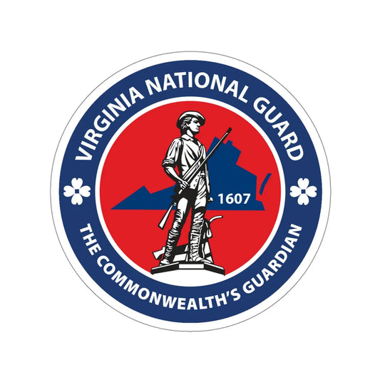 Virginia National Guard STICKER Vinyl Die-Cut Decal 6 Inch - The Sticker Space