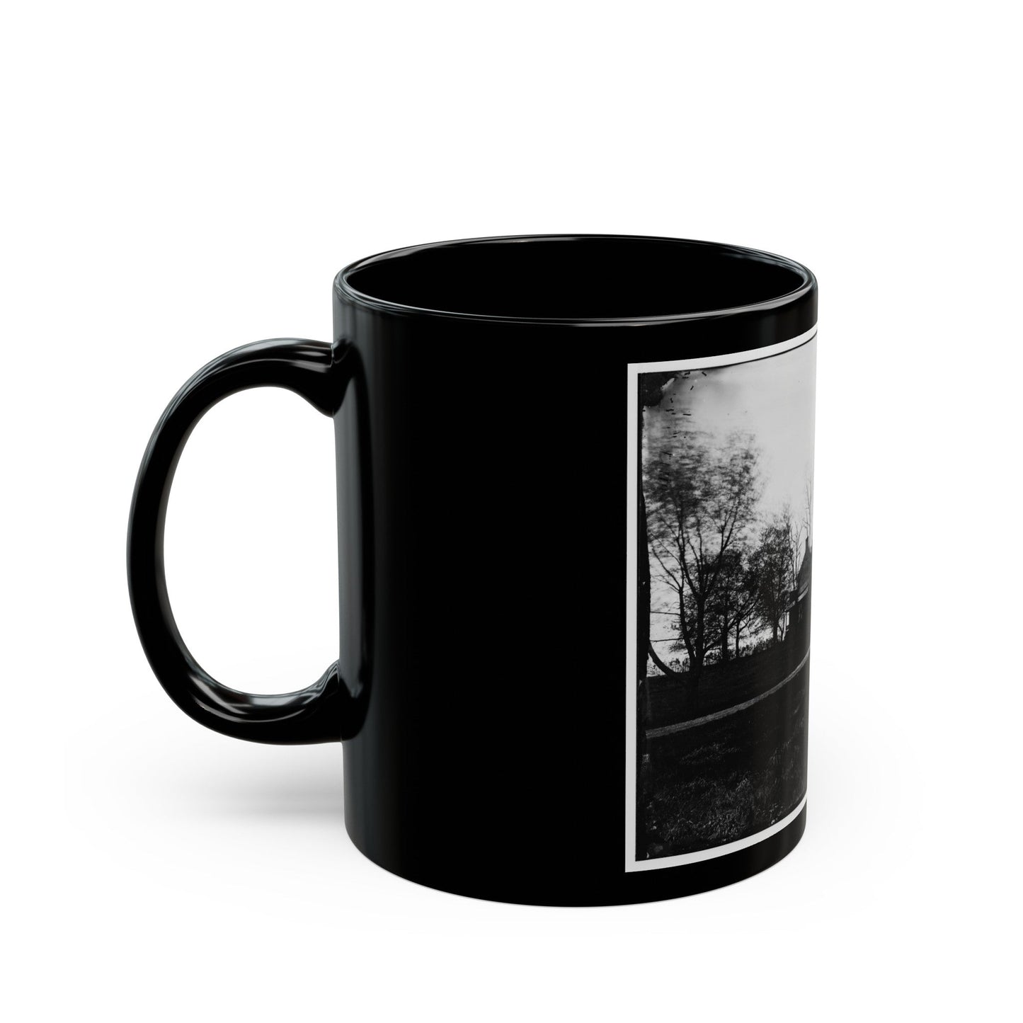 Virginia. House (U.S. Civil War) Black Coffee Mug-The Sticker Space