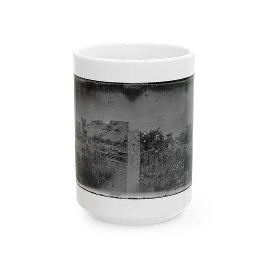 Virginia. Locomotive On The Orange & Alexandria Railroad (U.S. Civil War) White Coffee Mug-15oz-The Sticker Space