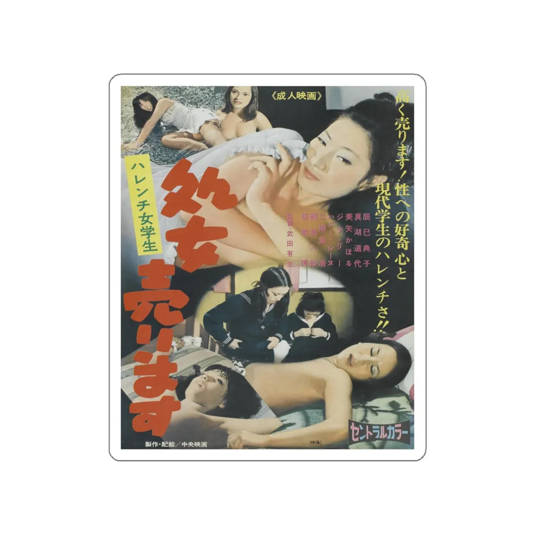 VIRGINS FOR SALE (ASIAN) Movie Poster STICKER Vinyl Die-Cut Decal 6 Inch - The Sticker Space