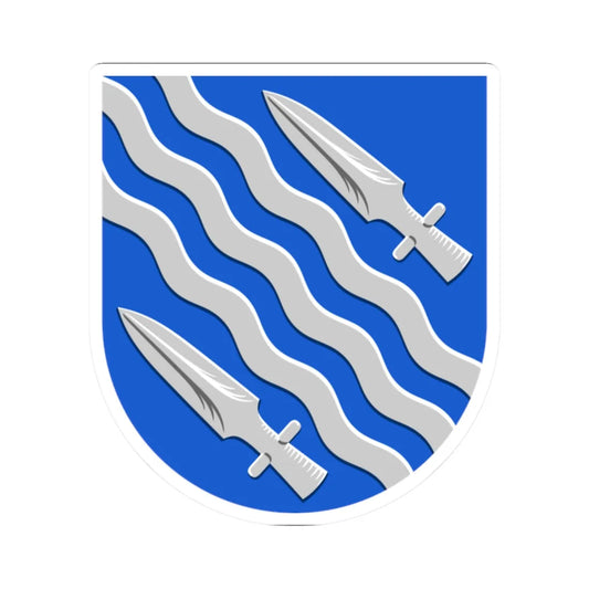 Virrat.vaakuna (Finland) (Coat of Arms) STICKER Vinyl Kiss-Cut Decal 2 Inch White - The Sticker Space