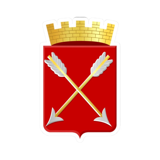 Virton wapen (Belgium) (Coat of Arms) STICKER Vinyl Kiss-Cut Decal 2 Inch White - The Sticker Space