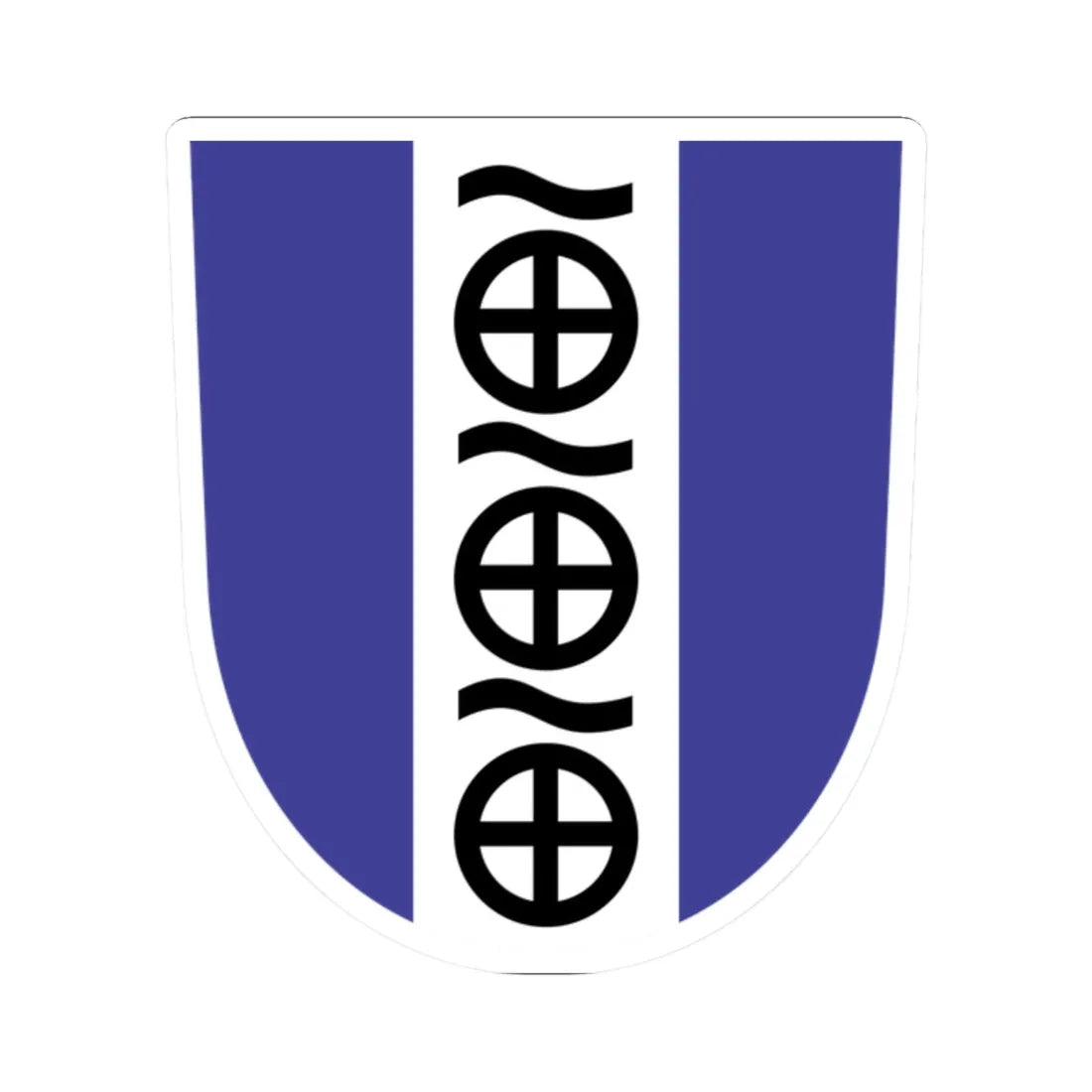 Viru-Nigula valla vapp (Estonia) (Coat of Arms) STICKER Vinyl Kiss-Cut Decal 2 Inch White - The Sticker Space