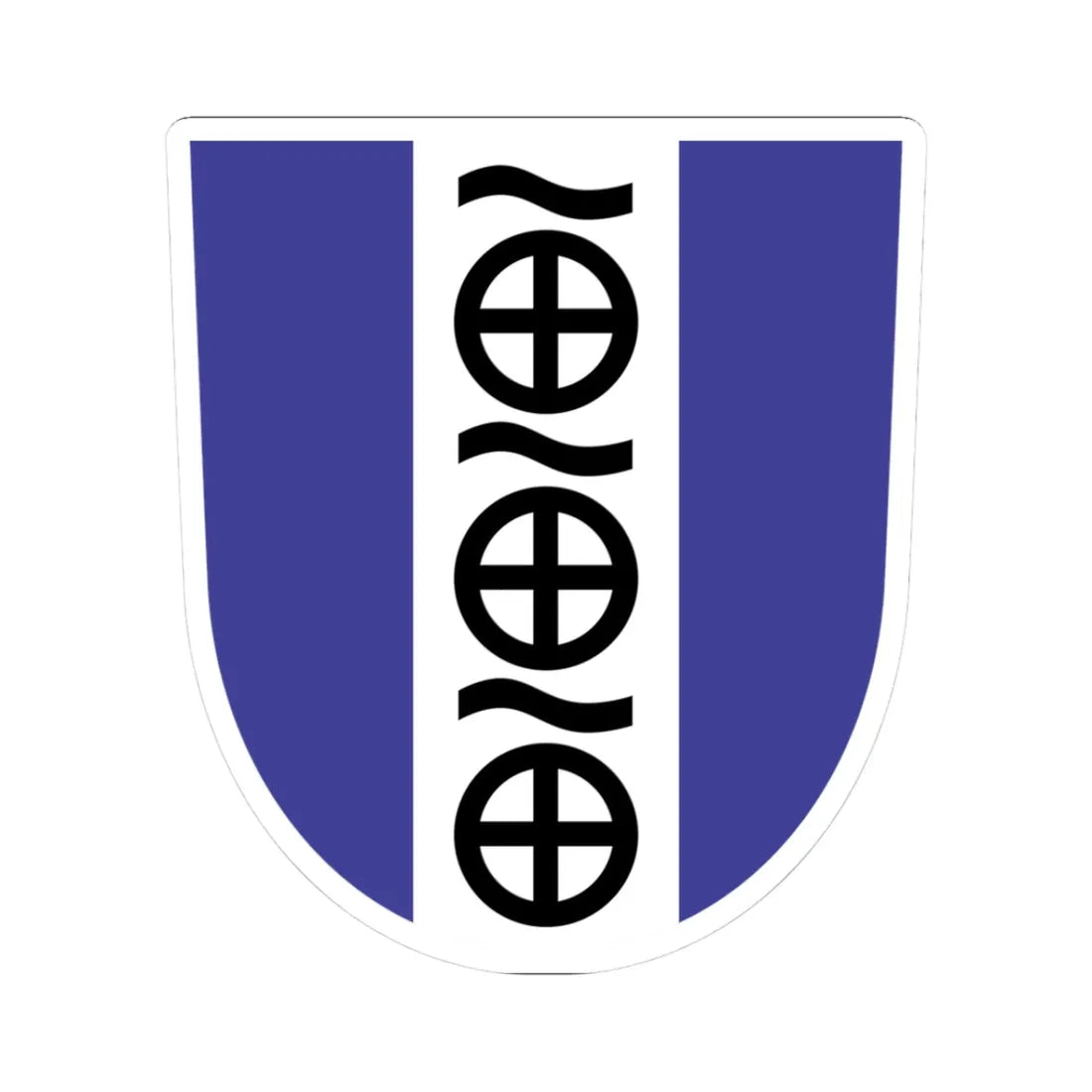 Viru-Nigula valla vapp (Estonia) (Coat of Arms) STICKER Vinyl Kiss-Cut Decal 3 Inch White - The Sticker Space