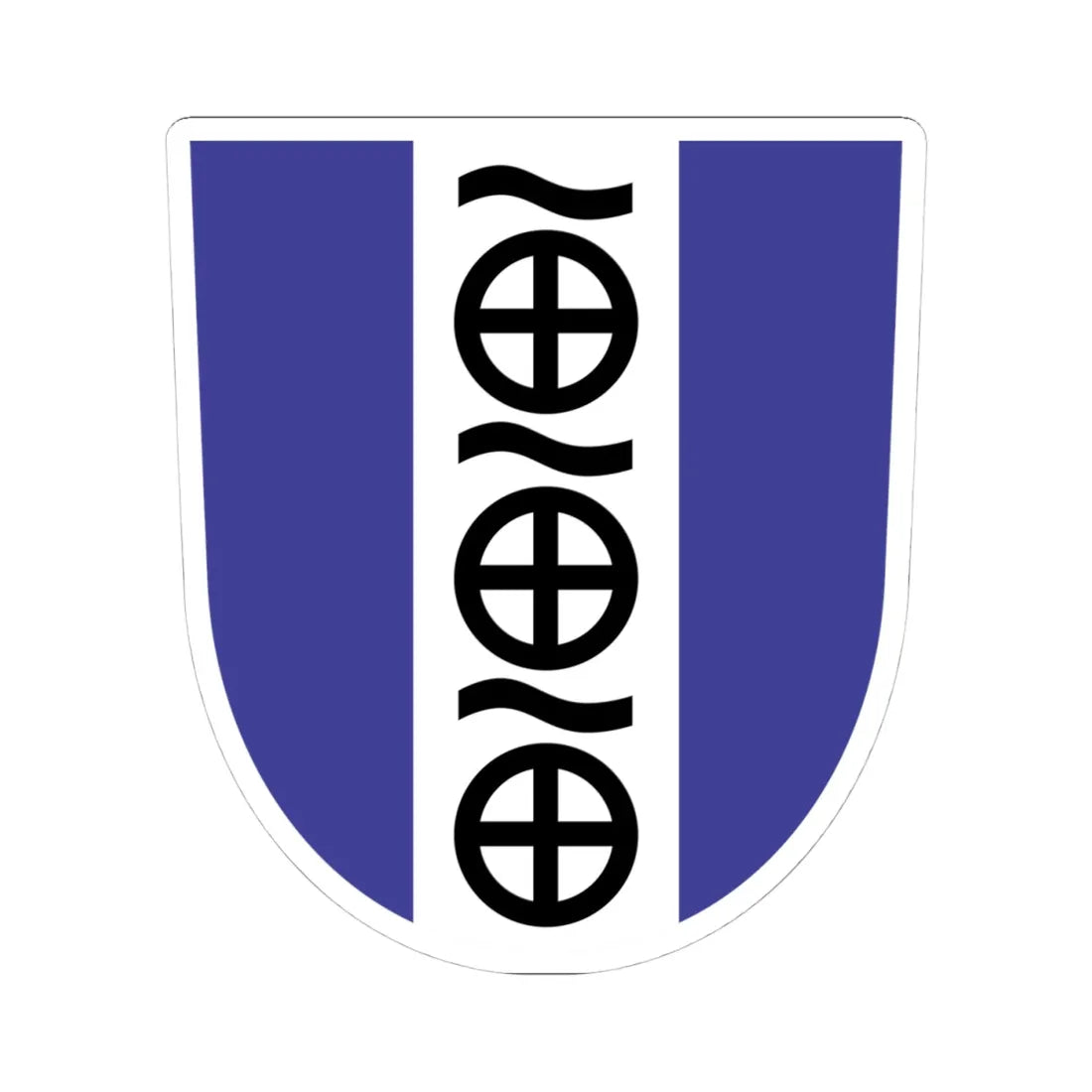 Viru-Nigula valla vapp (Estonia) (Coat of Arms) STICKER Vinyl Kiss-Cut Decal 4 Inch White - The Sticker Space