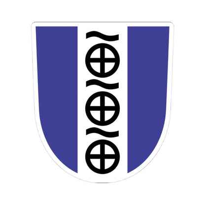 Viru-Nigula valla vapp (Estonia) (Coat of Arms) STICKER Vinyl Kiss-Cut Decal 4 Inch White - The Sticker Space