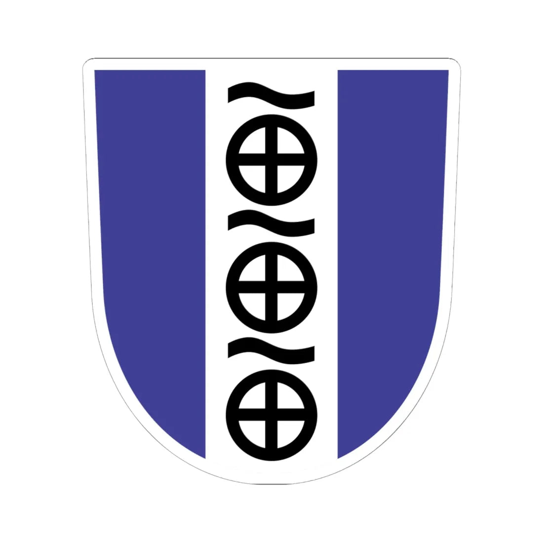 Viru-Nigula valla vapp (Estonia) (Coat of Arms) STICKER Vinyl Kiss-Cut Decal 6 Inch White - The Sticker Space