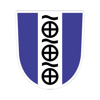 Viru-Nigula valla vapp (Estonia) (Coat of Arms) STICKER Vinyl Kiss-Cut Decal 6 Inch White - The Sticker Space