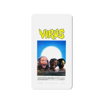 VIRUS (HELL OF THE LIVING DEAD) 1980 Movie Poster - Refrigerator Magnet 3 Inch - The Sticker Space