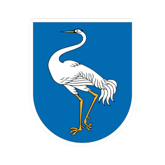 Visaginas COA (Lithuania) (Coat of Arms) STICKER Vinyl Kiss-Cut Decal 2 Inch White - The Sticker Space