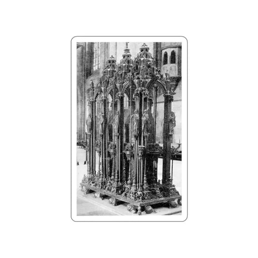 VISCHER, Peter the Younger - Shrine of St Sebald (Artwork) STICKER Vinyl Die-Cut Decal White Die-Cut 2 Inch - The Sticker Space