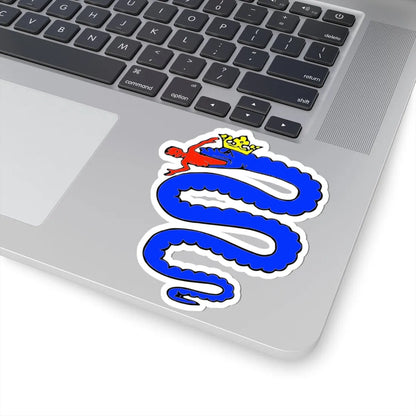 Visconti biscione (Italy) (Coat of Arms) STICKER Vinyl Kiss-Cut Decal - The Sticker Space