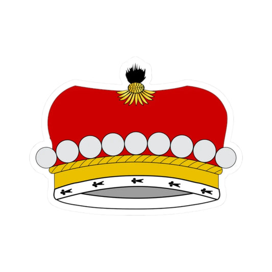 Viscount Coronet (United Kingdom) (Coat of Arms) STICKER Vinyl Kiss-Cut Decal 2 Inch White - The Sticker Space