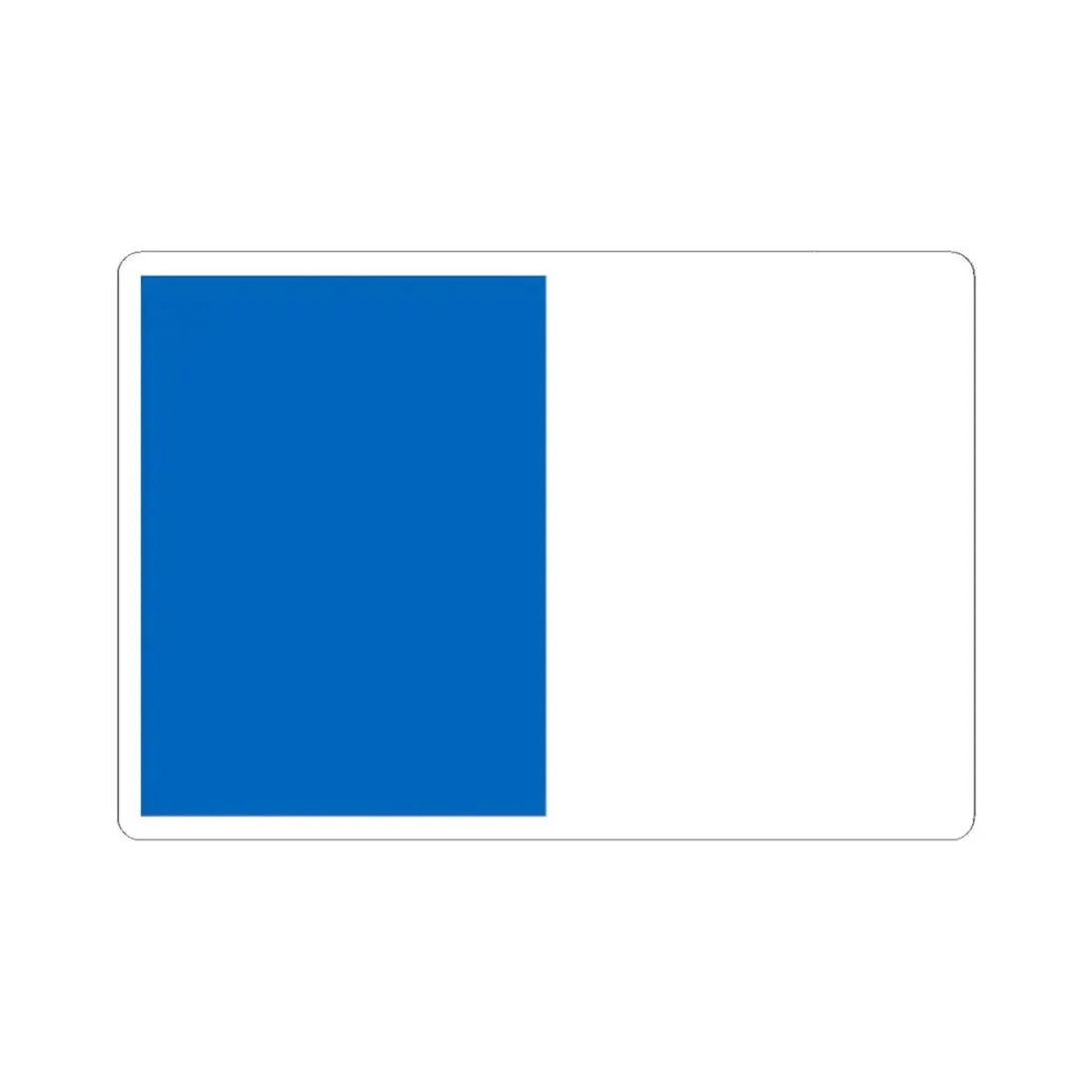 Vise flag 1 (Belgium) STICKER Vinyl Kiss-Cut Decal 2 Inch White - The Sticker Space