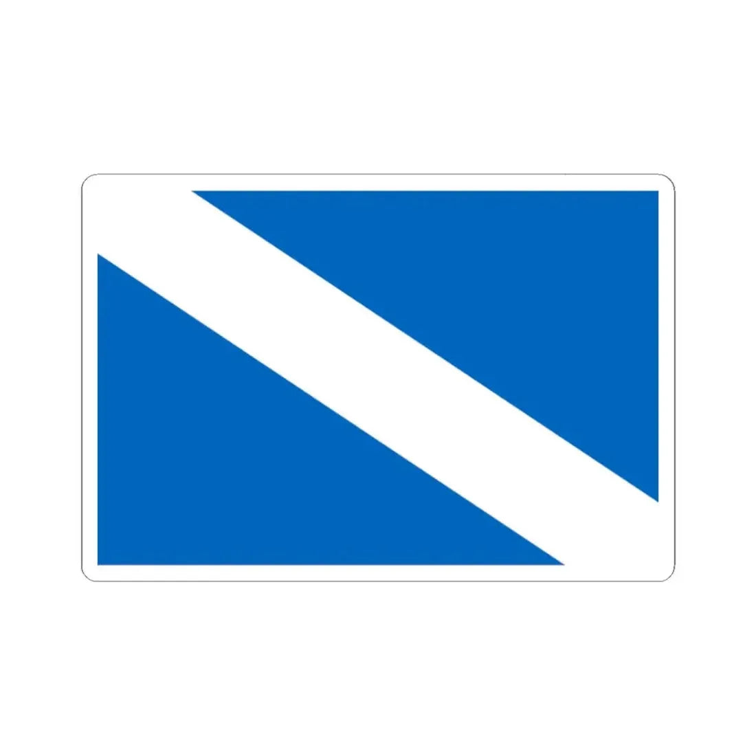 Vise flag 4 (Belgium) STICKER Vinyl Kiss-Cut Decal 2 Inch White - The Sticker Space