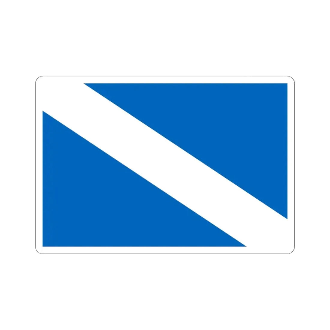 Vise flag 4 (Belgium) STICKER Vinyl Kiss-Cut Decal 6 Inch White - The Sticker Space