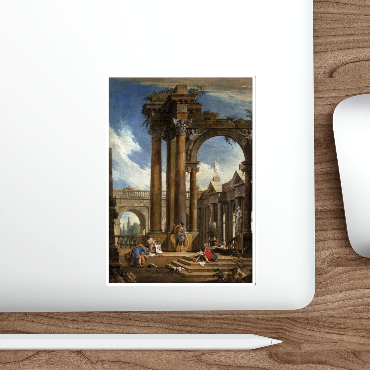 VISENTINI, Antonio - Architectural Fantasy (Artwork) STICKER Vinyl Die-Cut Decal-The Sticker Space