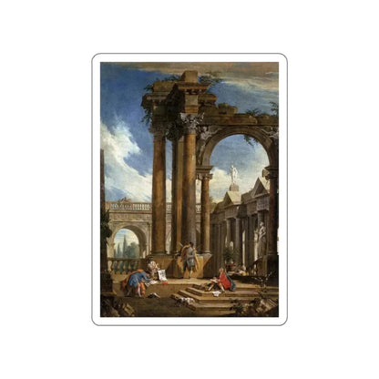 VISENTINI, Antonio - Architectural Fantasy (Artwork) STICKER Vinyl Die-Cut Decal White Die-Cut 6 Inch - The Sticker Space