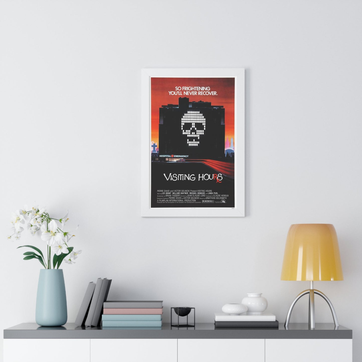 VISITING HOURS 1982 - Framed Movie Poster-The Sticker Space