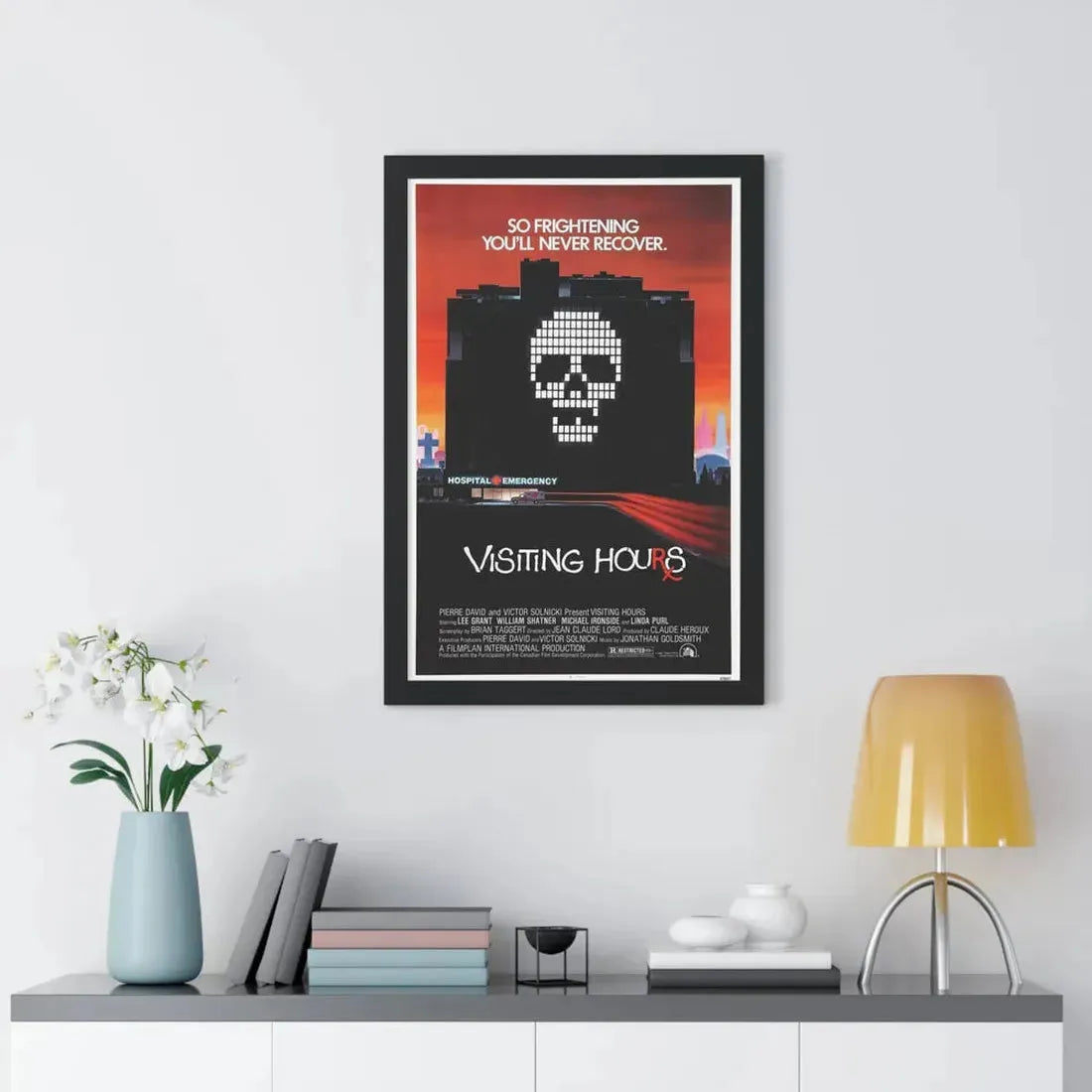 VISITING HOURS 1982 - Framed Movie Poster - The Sticker Space