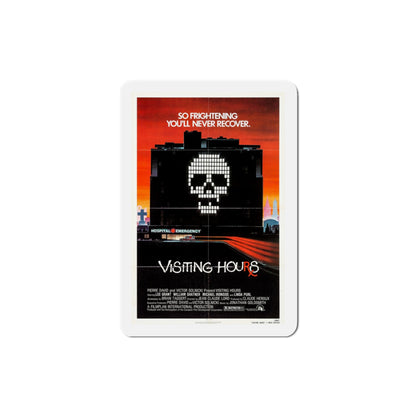 Visiting Hours 1982 Movie Poster Die-Cut Magnet-3" x 3"-The Sticker Space