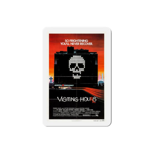 Visiting Hours 1982 Movie Poster Refrigerator Magnet 2 Inch - The Sticker Space